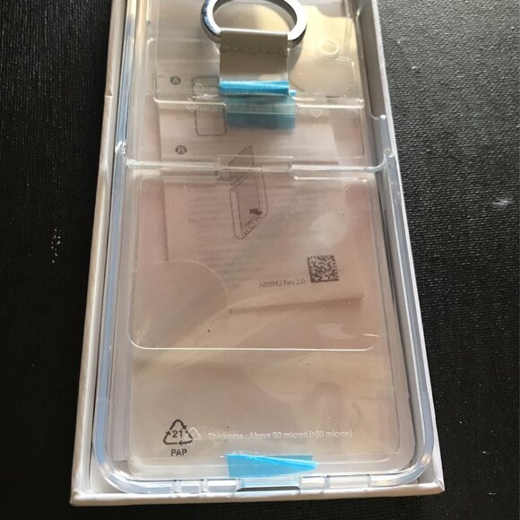 Clear Cover with Ring for Samsung Galaxy Z Flip3 - Transparent - Picture 5 of 5